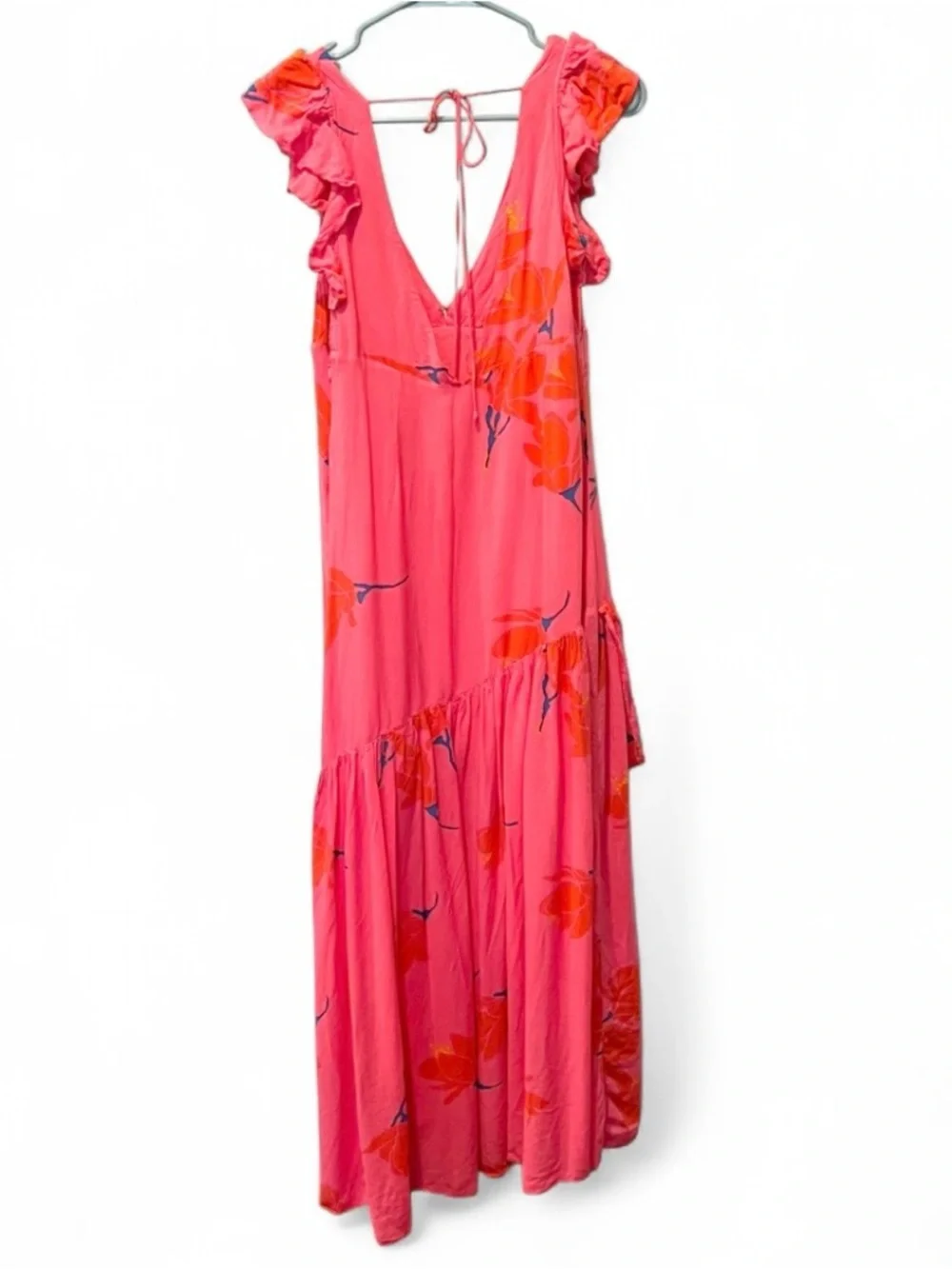 FP Pink Floral High Low Dress Wedding Guest 6 - Picture 12 of 14